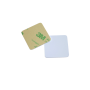 30mm x 30mm Square ANTI-METAL White HARD PVC NFC Disc Tag NTAG213 3M Glue