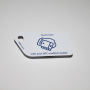 NFC Tag Key Card NTAG213 White with touch here logo